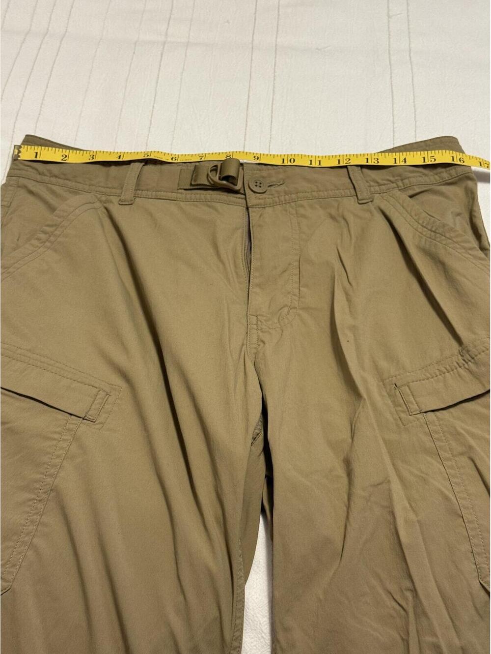 REI Co-op Sahara Roll-Up Cargo Hiking Pants Men's 32x32 Khaki Tan Relaxed - Picture 4 of 6